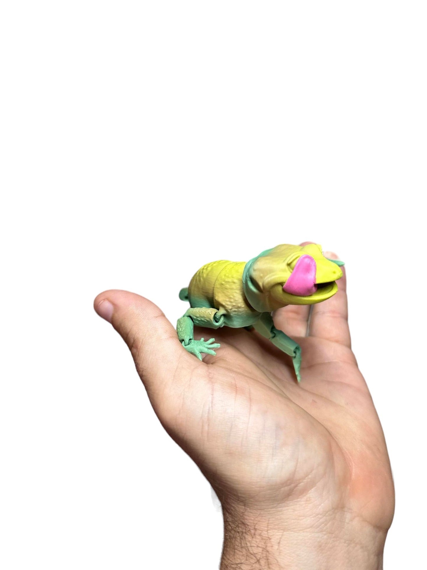 Baby 3D Printed Licking Leopard Gecko