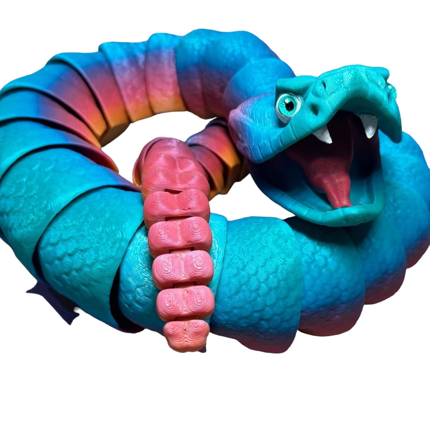 Baby 3D Printed Rattlesnake