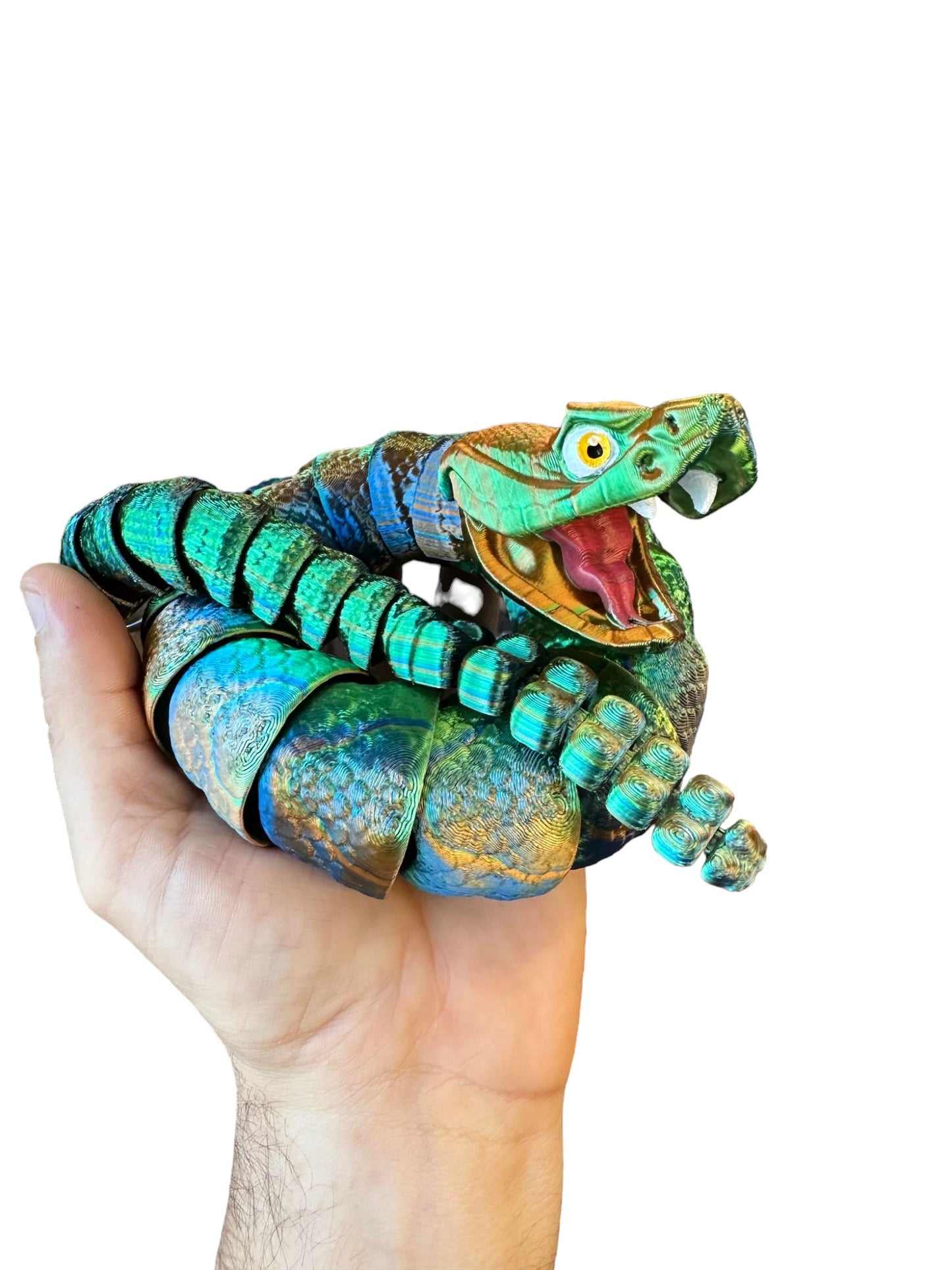 3D Printed Rattlesnake