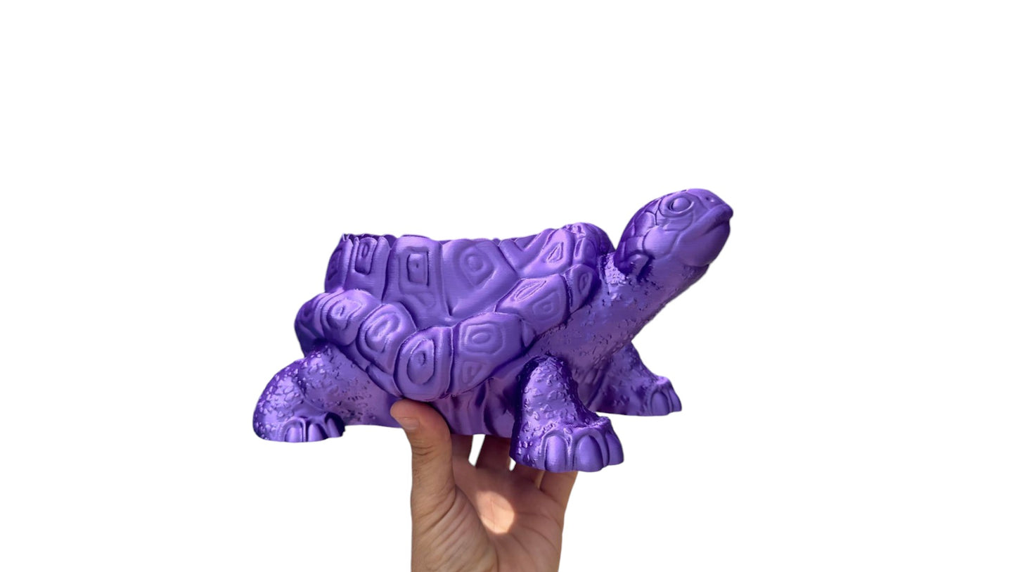 3D Printed Tortoise Planter