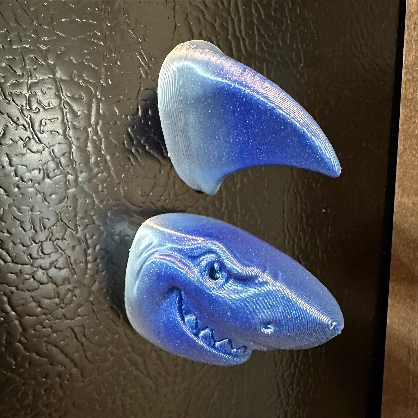 3D Printed Shark Magnet 2pk Set